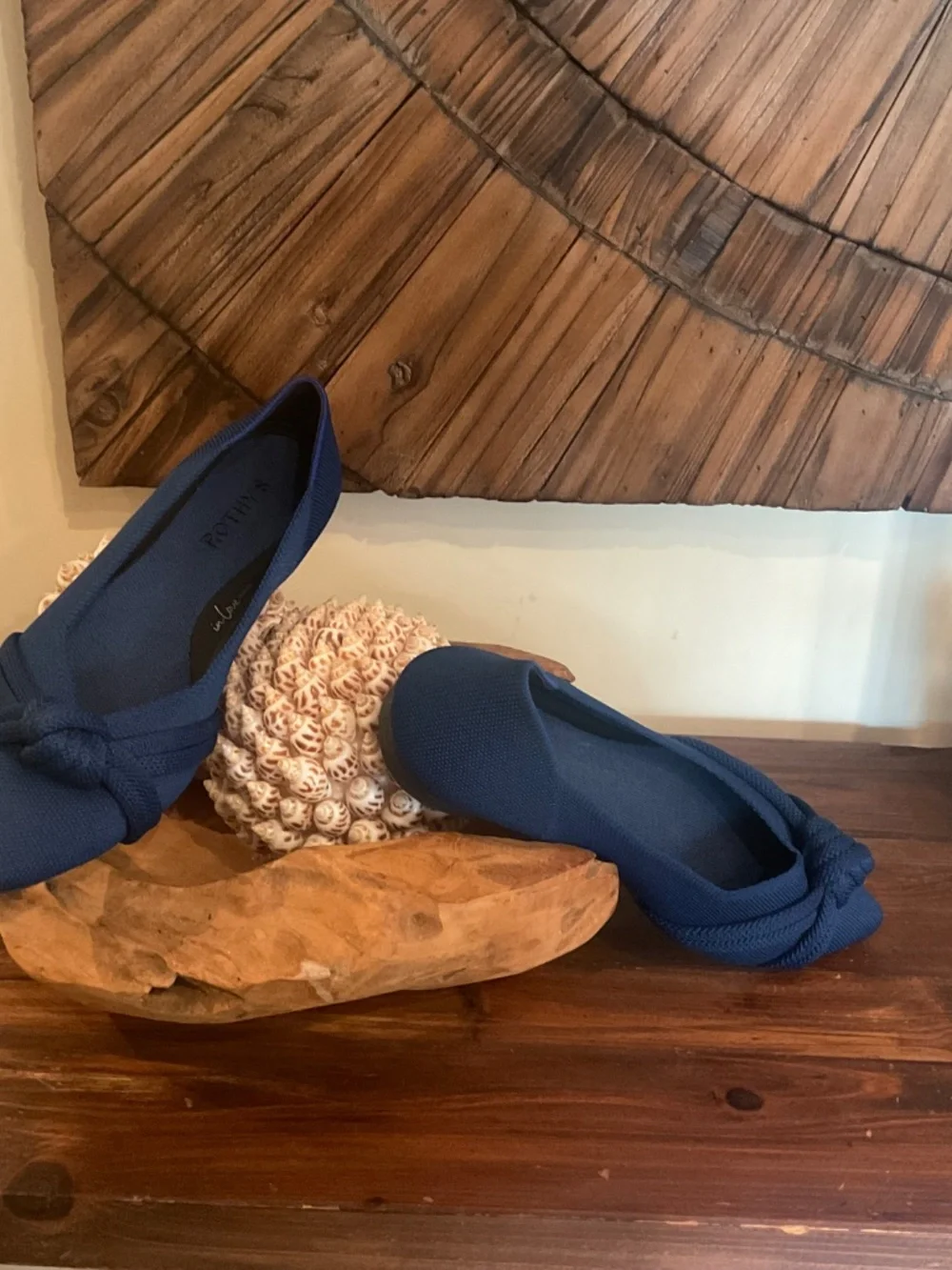 Rothy’s The Knot Point || Flats , Color Ocean Blue, Size W 9